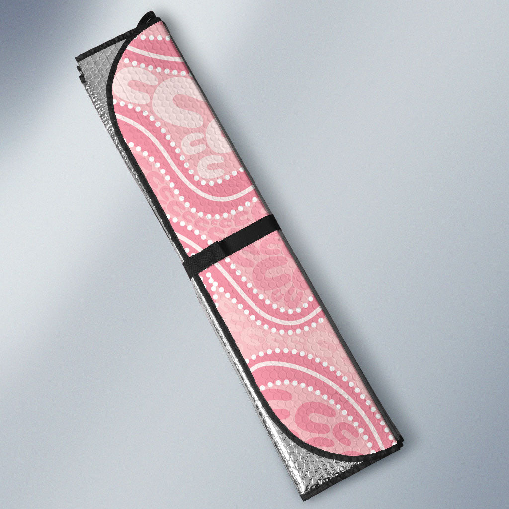 Personalized Pink Galah Fight for Hope and Healing Auto Sun Shade Australia’s Breast Cancer Support