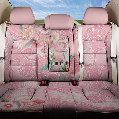 Personalized Pink Galah Fight for Hope and Healing Back Car Seat Cover Australia’s Breast Cancer Support