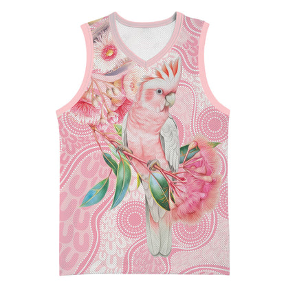 Personalized Pink Galah Fight for Hope and Healing Basketball Jersey Australia’s Breast Cancer Support