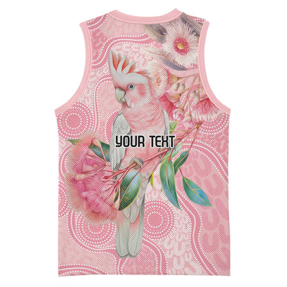 Personalized Pink Galah Fight for Hope and Healing Basketball Jersey Australia’s Breast Cancer Support