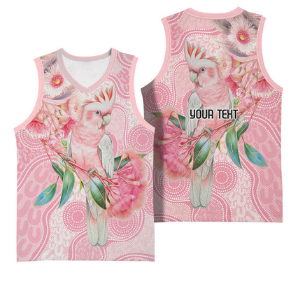 Personalized Pink Galah Fight for Hope and Healing Basketball Jersey Australia’s Breast Cancer Support