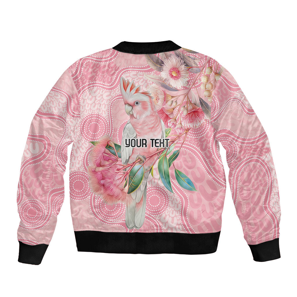 Personalized Pink Galah Fight for Hope and Healing Bomber Jacket Australia’s Breast Cancer Support