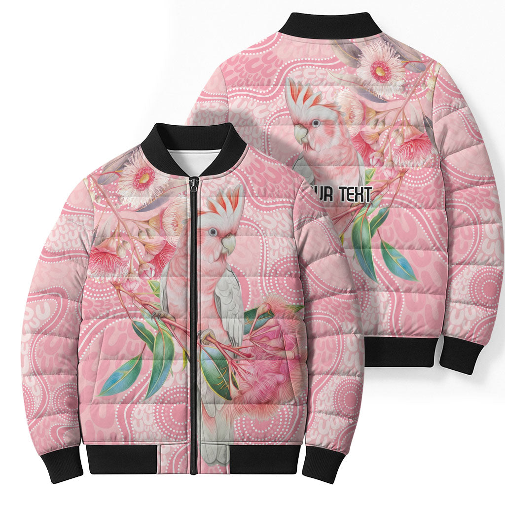 Personalized Pink Galah Fight for Hope and Healing Bomber Puffer Jacket Australia’s Breast Cancer Support