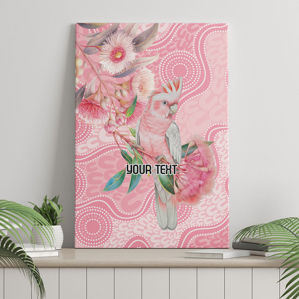 Personalized Pink Galah Fight for Hope and Healing Canvas Wall Art Australia’s Breast Cancer Support
