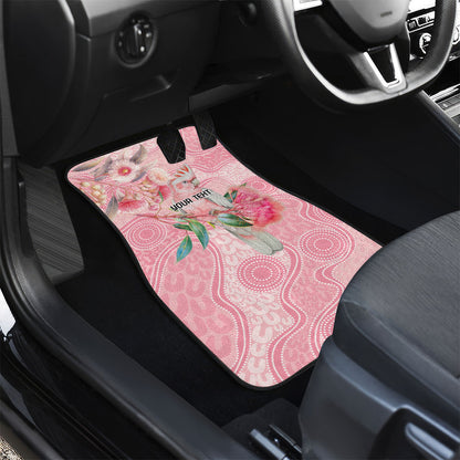 Personalized Pink Galah Fight for Hope and Healing Car Mats Australia’s Breast Cancer Support