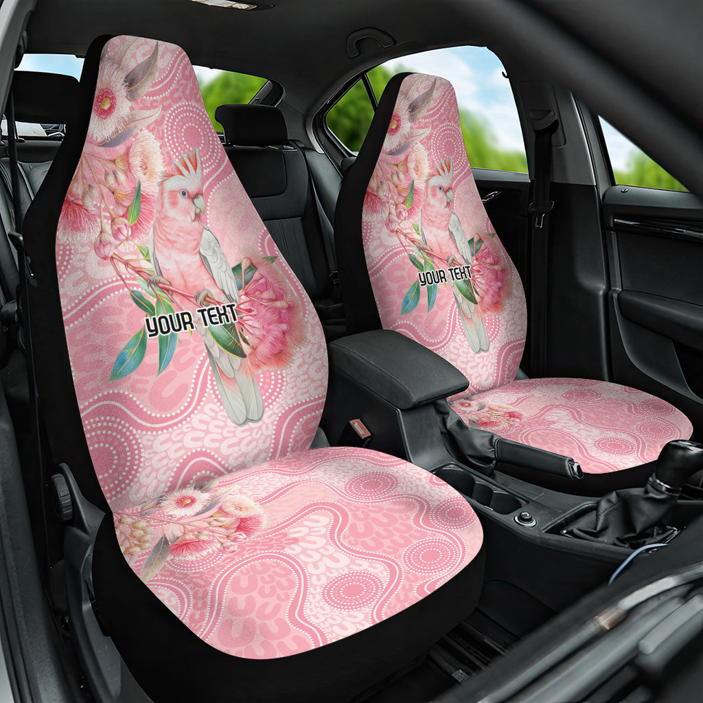 Personalized Pink Galah Fight for Hope and Healing Car Seat Cover Australia’s Breast Cancer Support