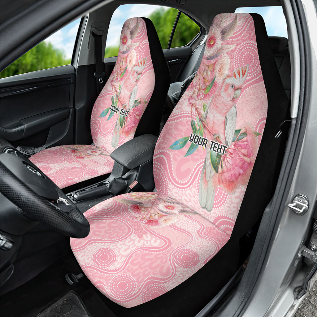 Personalized Pink Galah Fight for Hope and Healing Car Seat Cover Australia’s Breast Cancer Support