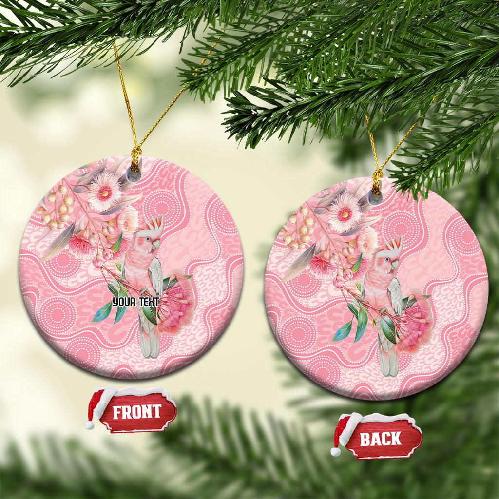 Personalized Pink Galah Fight for Hope and Healing Ceramic Ornament Australia’s Breast Cancer Support
