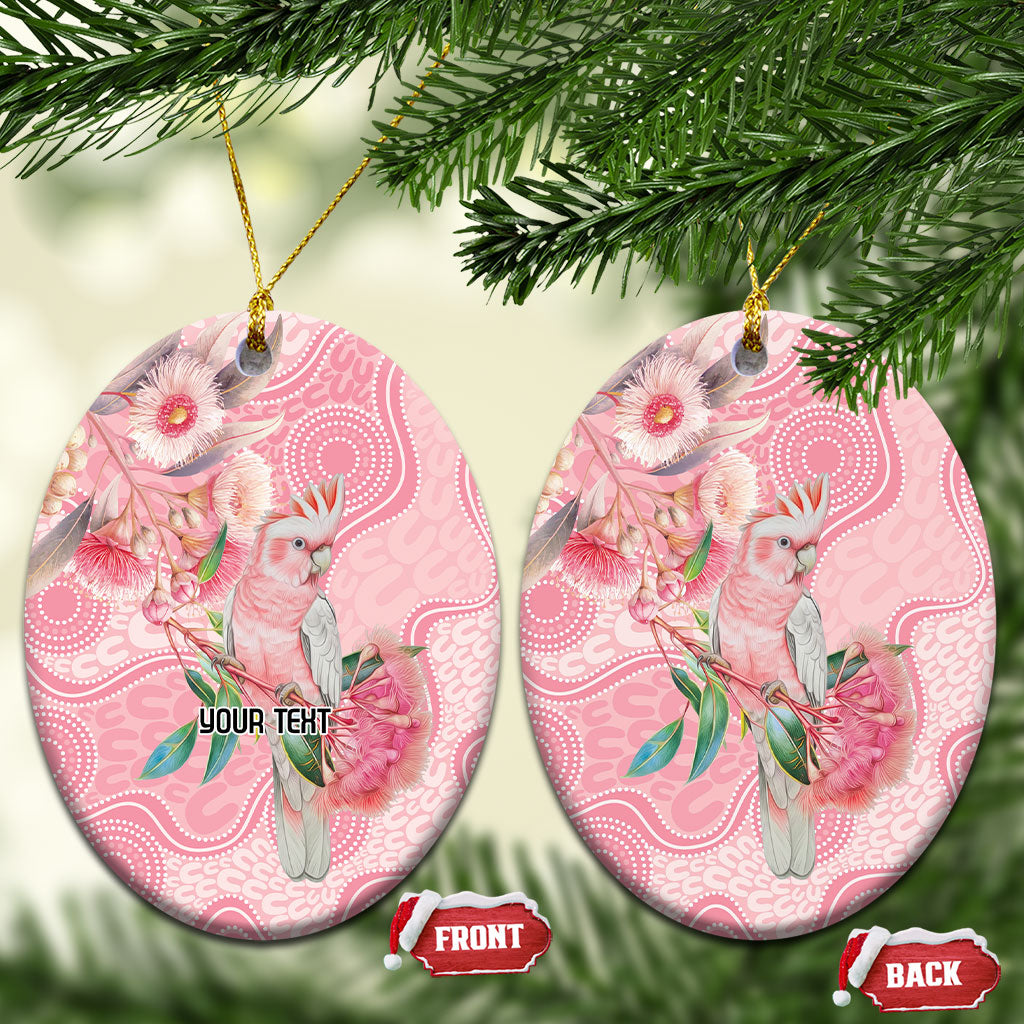 Personalized Pink Galah Fight for Hope and Healing Ceramic Ornament Australia’s Breast Cancer Support