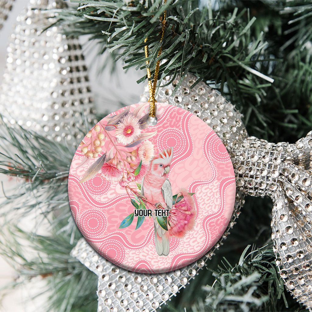 Personalized Pink Galah Fight for Hope and Healing Ceramic Ornament Australia’s Breast Cancer Support