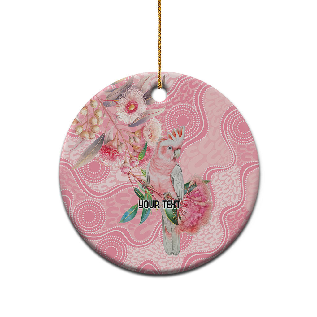 Personalized Pink Galah Fight for Hope and Healing Ceramic Ornament Australia’s Breast Cancer Support