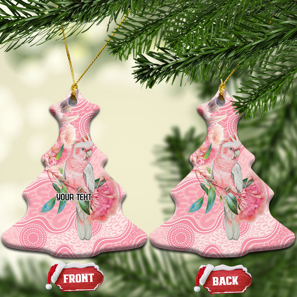 Personalized Pink Galah Fight for Hope and Healing Ceramic Ornament Australia’s Breast Cancer Support