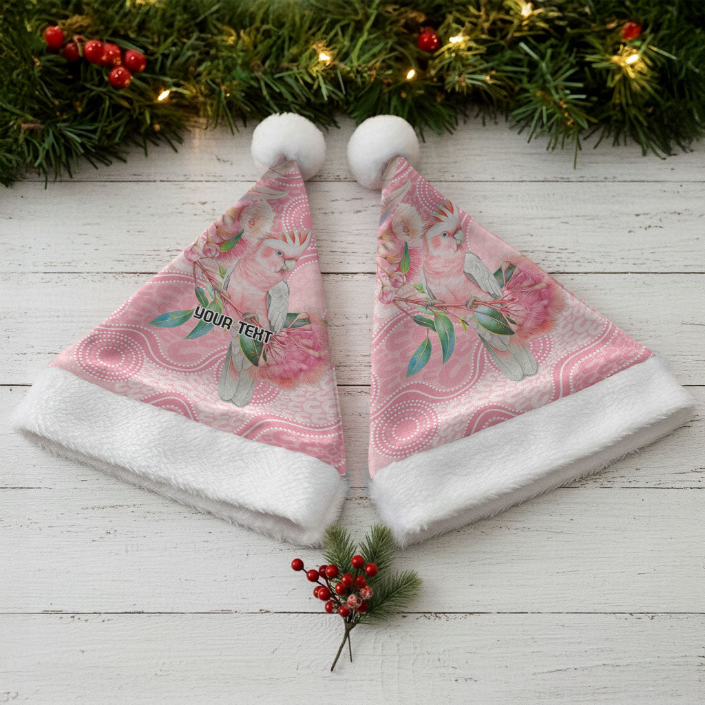 Personalized Pink Galah Fight for Hope and Healing Christmas Santa Hat Australia’s Breast Cancer Support