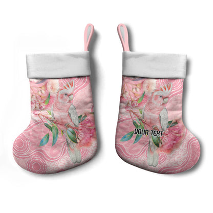Personalized Pink Galah Fight for Hope and Healing Christmas Stocking Australia’s Breast Cancer Support
