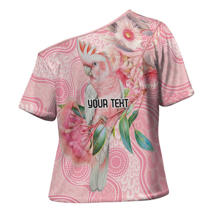 Personalized Pink Galah Fight for Hope and Healing Cross Shoulder Shirt Australia’s Breast Cancer Support