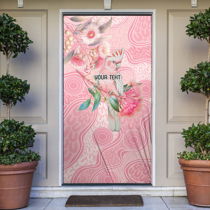 Personalized Pink Galah Fight for Hope and Healing Door Cover Australia’s Breast Cancer Support