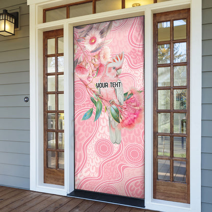 Personalized Pink Galah Fight for Hope and Healing Door Cover Australia’s Breast Cancer Support