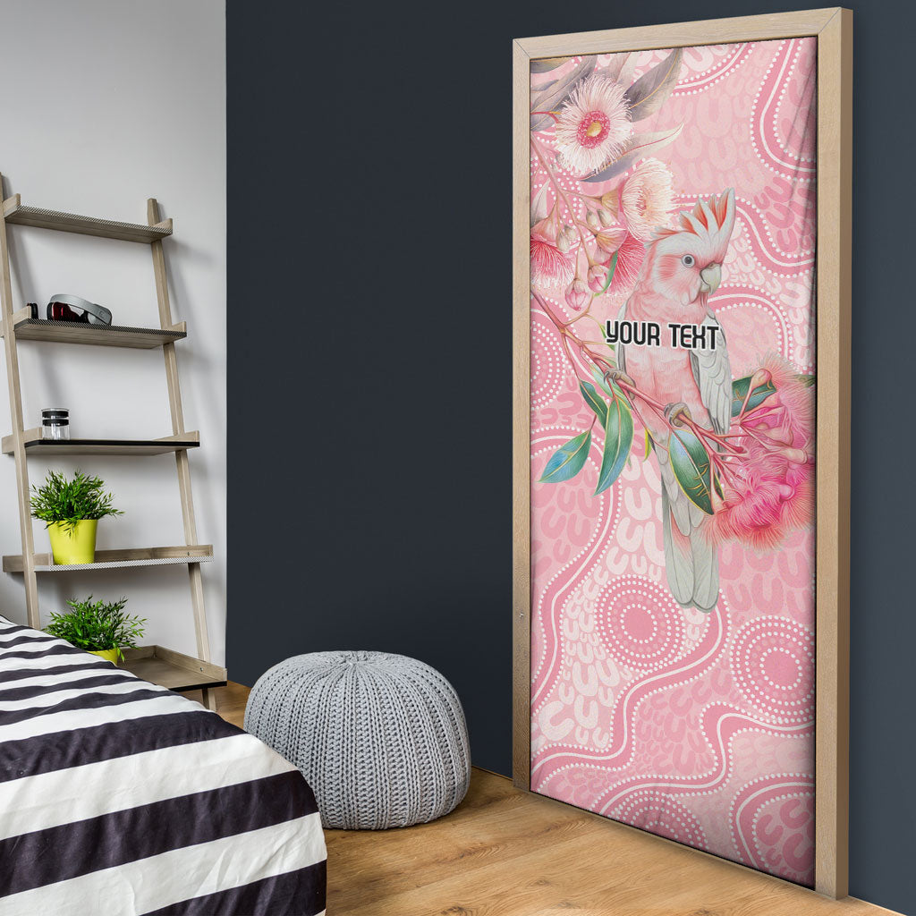 Personalized Pink Galah Fight for Hope and Healing Door Cover Australia’s Breast Cancer Support