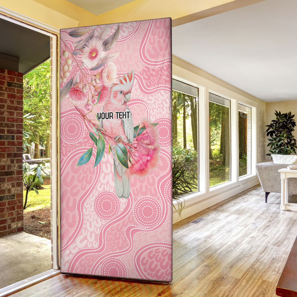 Personalized Pink Galah Fight for Hope and Healing Door Cover Australia’s Breast Cancer Support