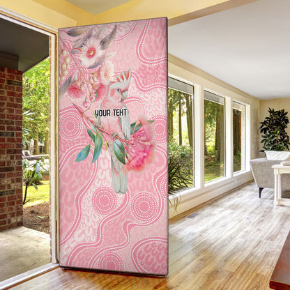 Personalized Pink Galah Fight for Hope and Healing Door Cover Australia’s Breast Cancer Support