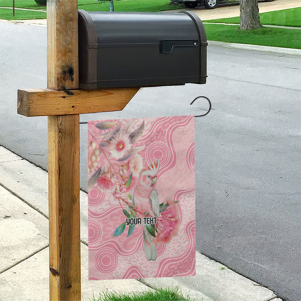 Personalized Pink Galah Fight for Hope and Healing Garden Flag Australia’s Breast Cancer Support