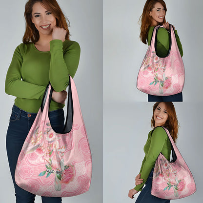 Personalized Pink Galah Fight for Hope and Healing Grocery Bag Australia’s Breast Cancer Support