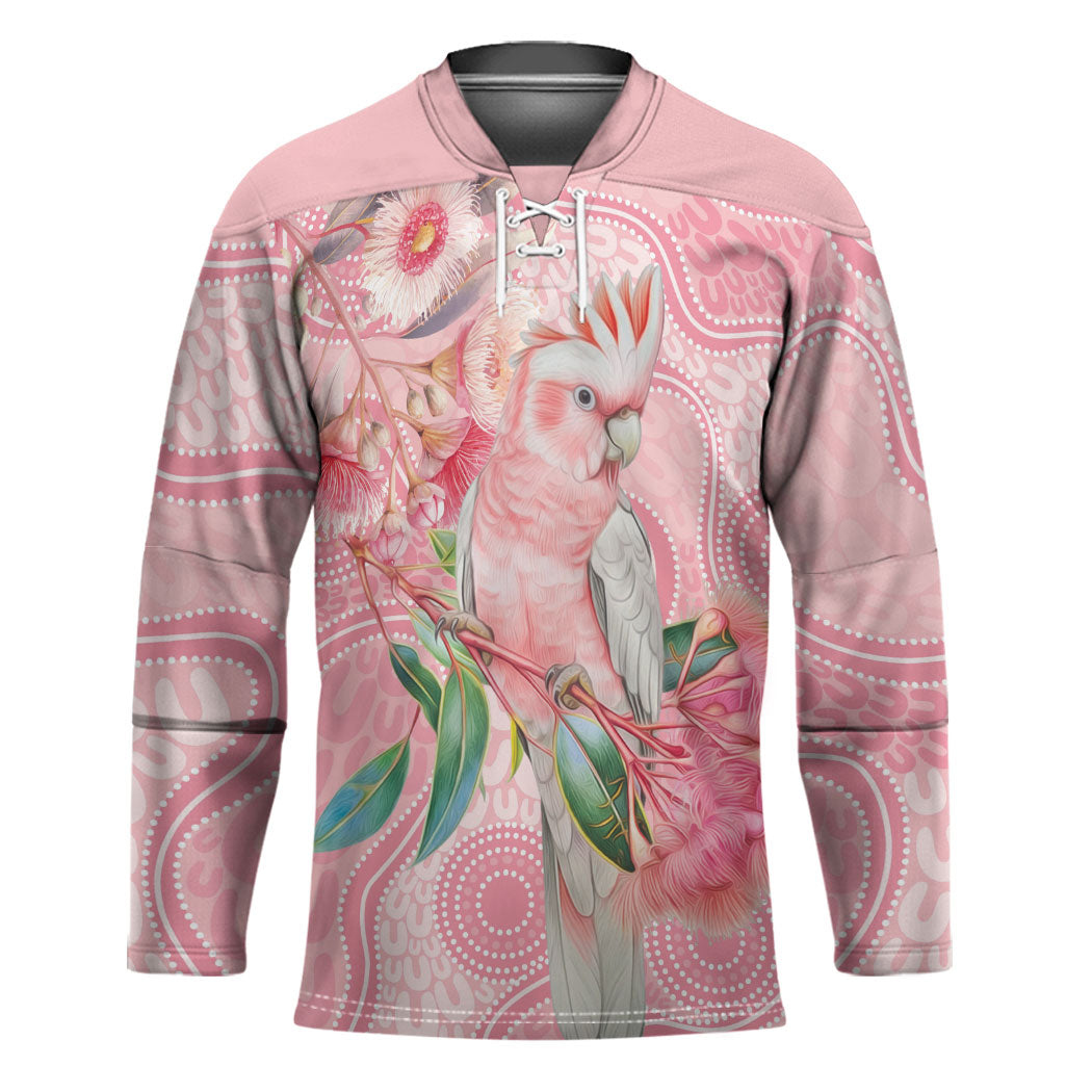 Personalized Pink Galah Fight for Hope and Healing Hockey Jersey Australia’s Breast Cancer Support