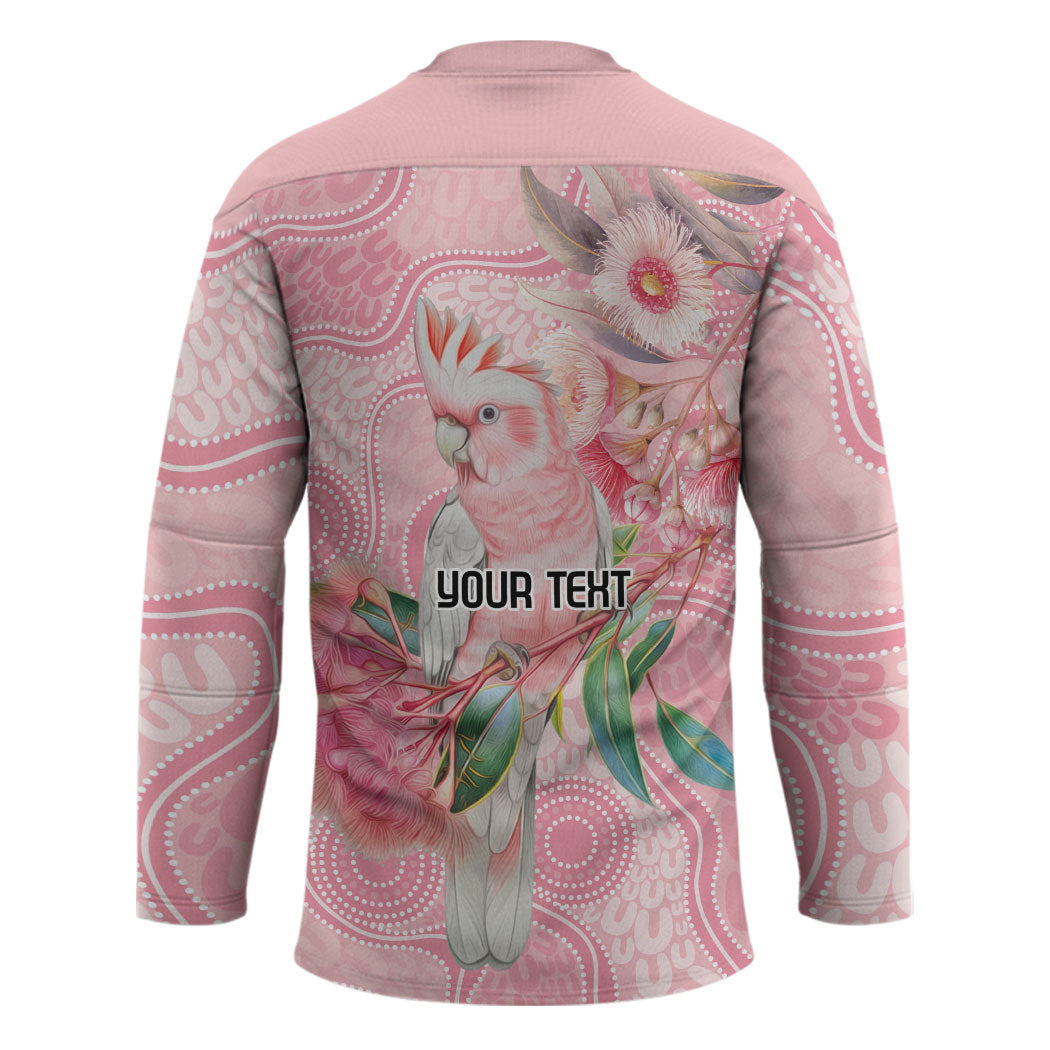 Personalized Pink Galah Fight for Hope and Healing Hockey Jersey Australia’s Breast Cancer Support