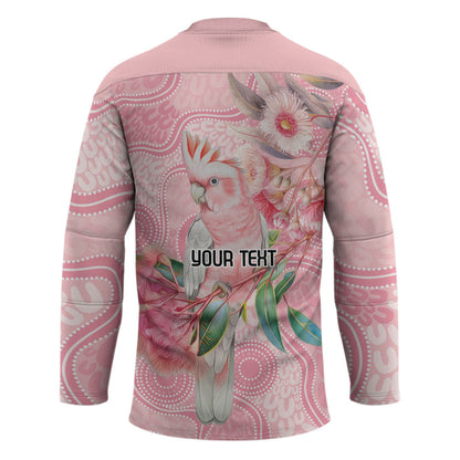 Personalized Pink Galah Fight for Hope and Healing Hockey Jersey Australia’s Breast Cancer Support