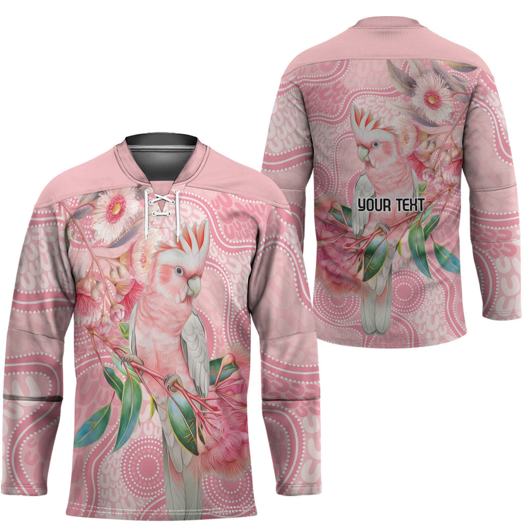 Personalized Pink Galah Fight for Hope and Healing Hockey Jersey Australia’s Breast Cancer Support
