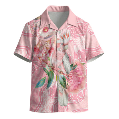Personalized Pink Galah Fight for Hope and Healing Kid Hawaiian Shirt Australia’s Breast Cancer Support