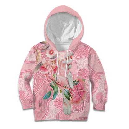 Personalized Pink Galah Fight for Hope and Healing Kid Hoodie Australia’s Breast Cancer Support