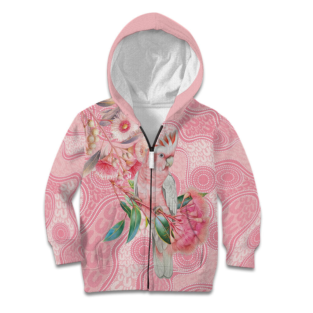 Personalized Pink Galah Fight for Hope and Healing Kid Hoodie Australia’s Breast Cancer Support