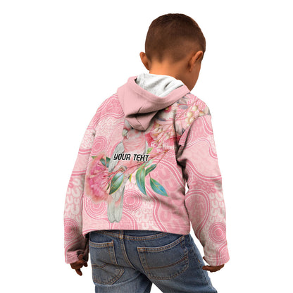 Personalized Pink Galah Fight for Hope and Healing Kid Hoodie Australia’s Breast Cancer Support