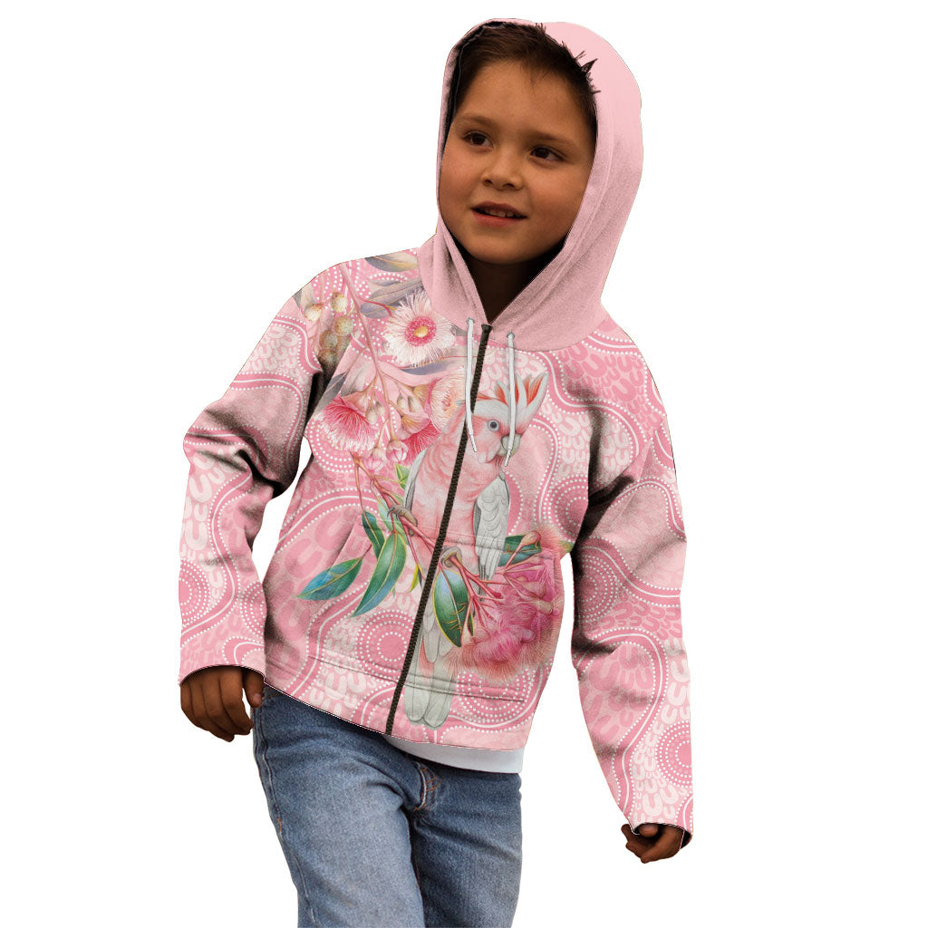 Personalized Pink Galah Fight for Hope and Healing Kid Hoodie Australia’s Breast Cancer Support