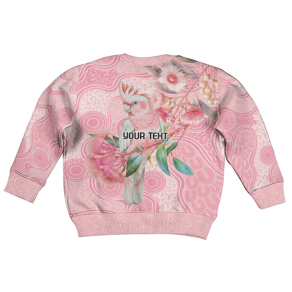 Personalized Pink Galah Fight for Hope and Healing Kid Ugly Christmas Sweater Australia’s Breast Cancer Support