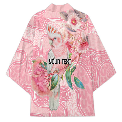 Personalized Pink Galah Fight for Hope and Healing Kimono Australia’s Breast Cancer Support
