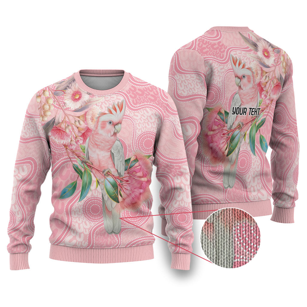 Personalized Pink Galah Fight for Hope and Healing Ugly Christmas Sweater Australia’s Breast Cancer Support