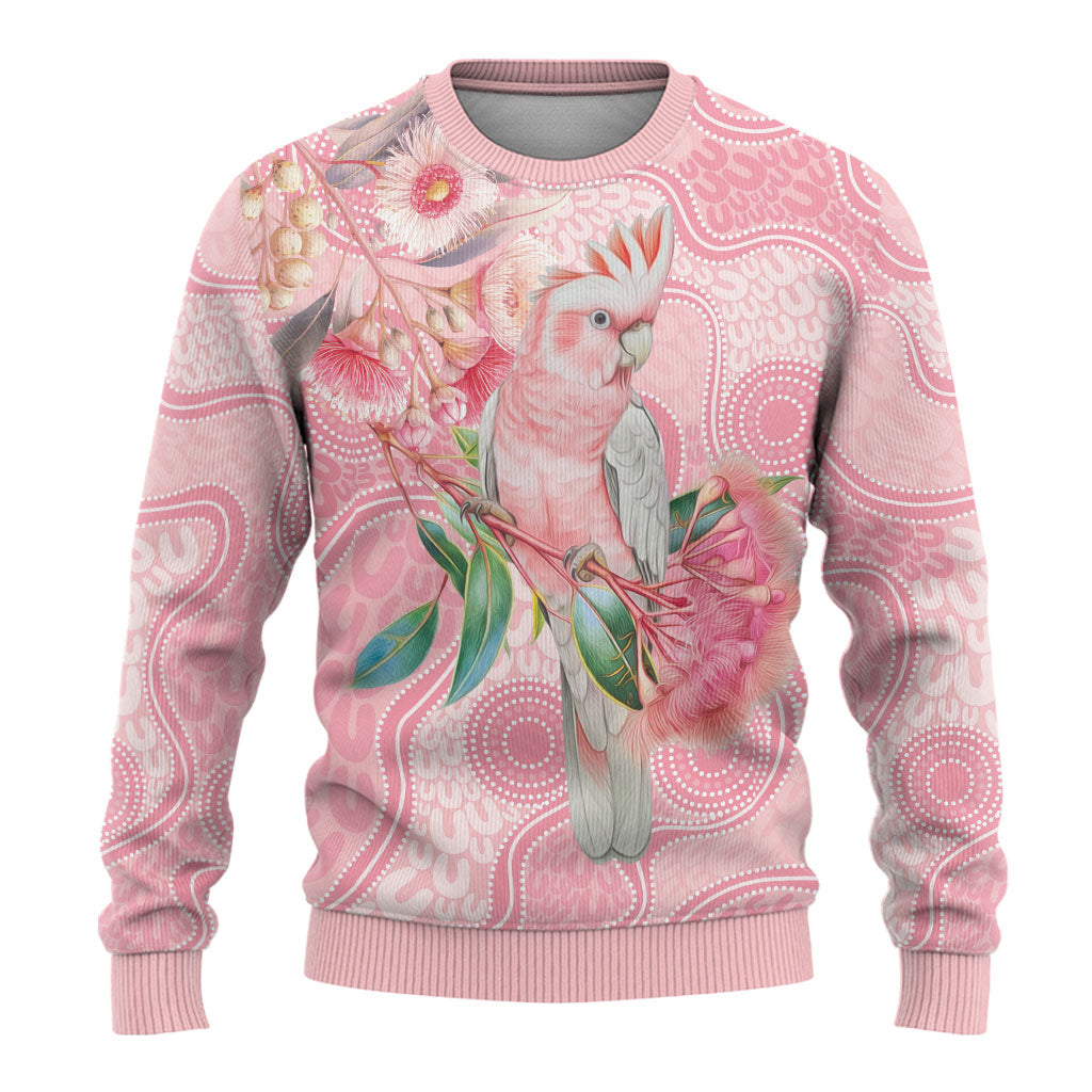 Personalized Pink Galah Fight for Hope and Healing Ugly Christmas Sweater Australia’s Breast Cancer Support