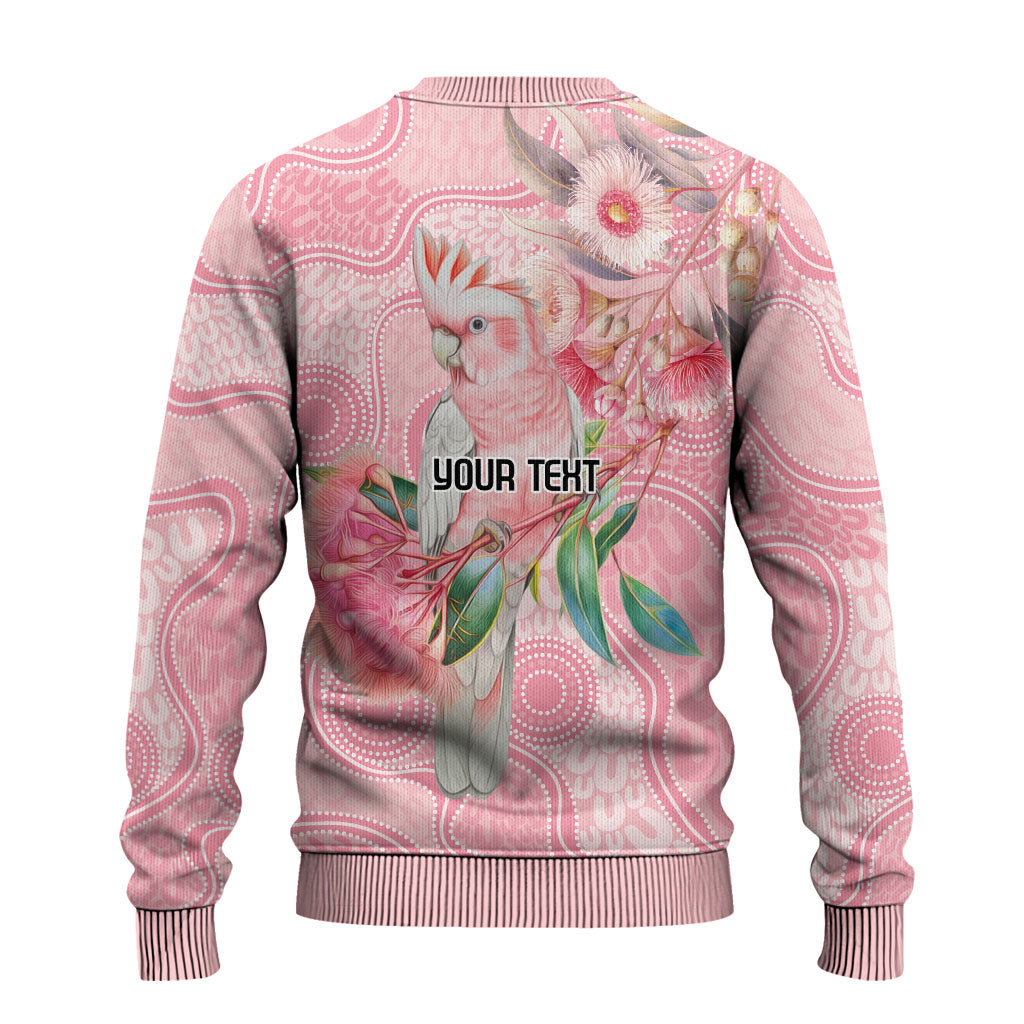 Personalized Pink Galah Fight for Hope and Healing Ugly Christmas Sweater Australia’s Breast Cancer Support