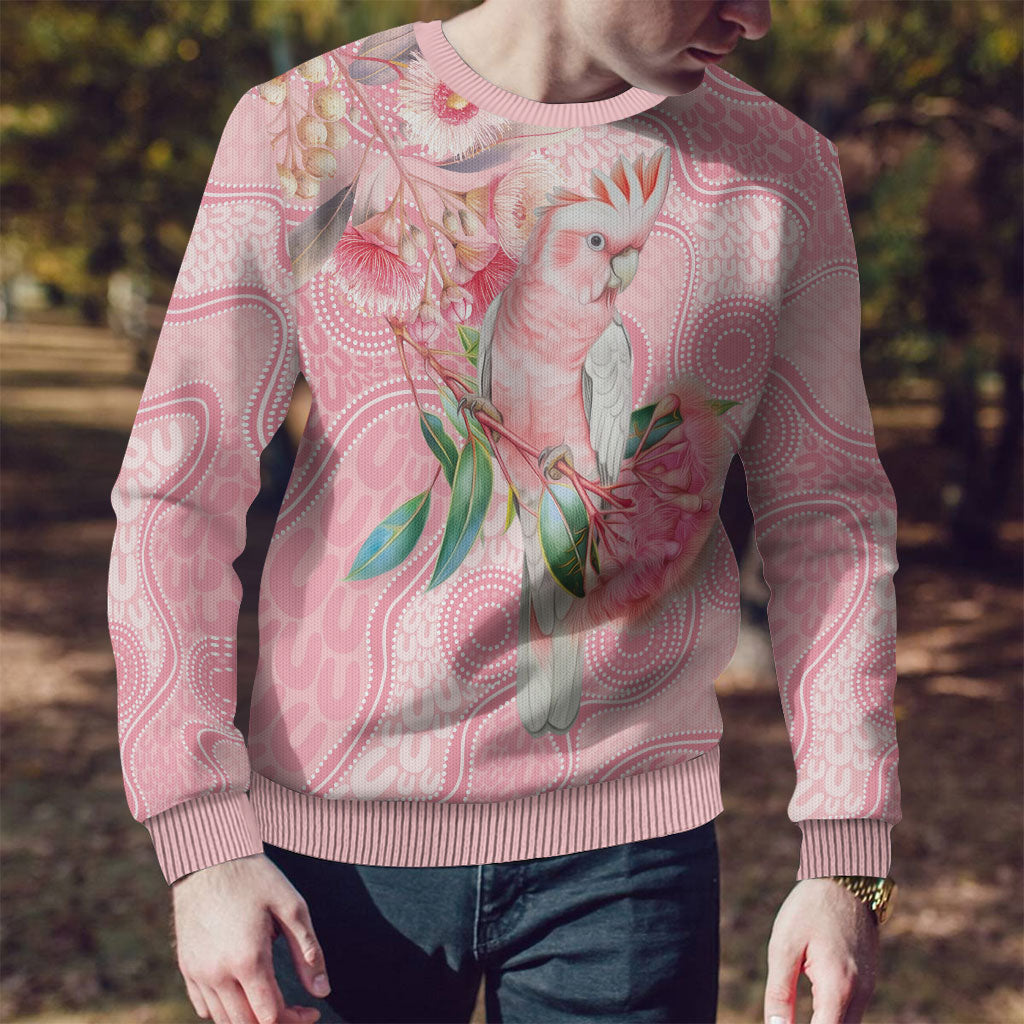 Personalized Pink Galah Fight for Hope and Healing Ugly Christmas Sweater Australia’s Breast Cancer Support
