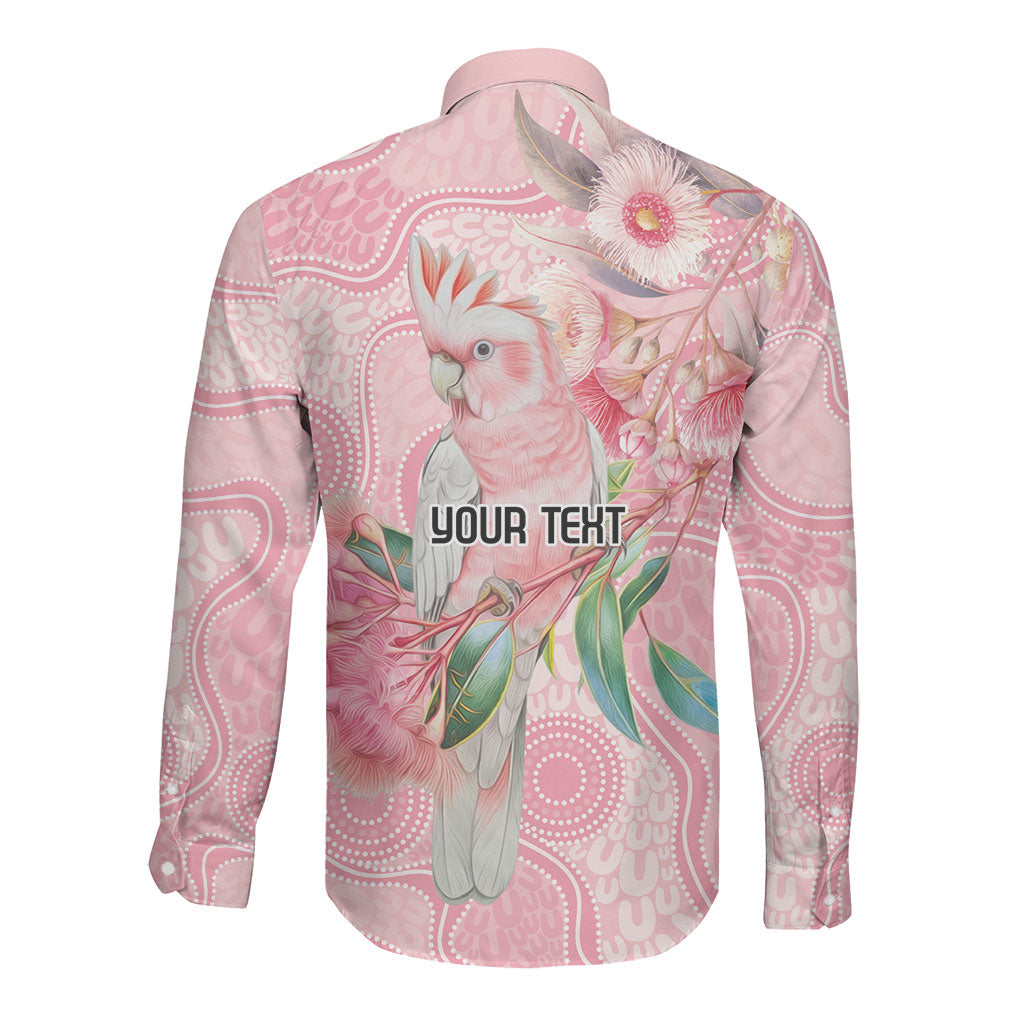 Personalized Pink Galah Fight for Hope and Healing Long Sleeve Button Shirt Australia’s Breast Cancer Support