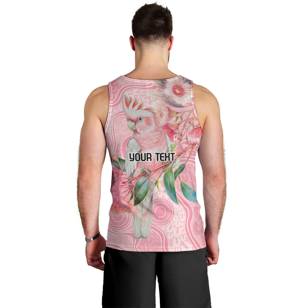 Personalized Pink Galah Fight for Hope and Healing Men Tank Top Australia’s Breast Cancer Support