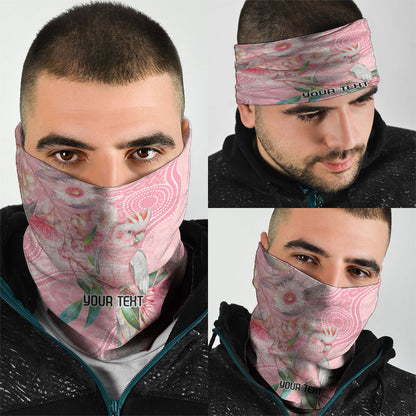 Personalized Pink Galah Fight for Hope and Healing Neck Gaiter Australia’s Breast Cancer Support