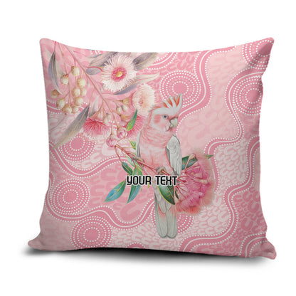 Personalized Pink Galah Fight for Hope and Healing Pillow Cover Australia’s Breast Cancer Support