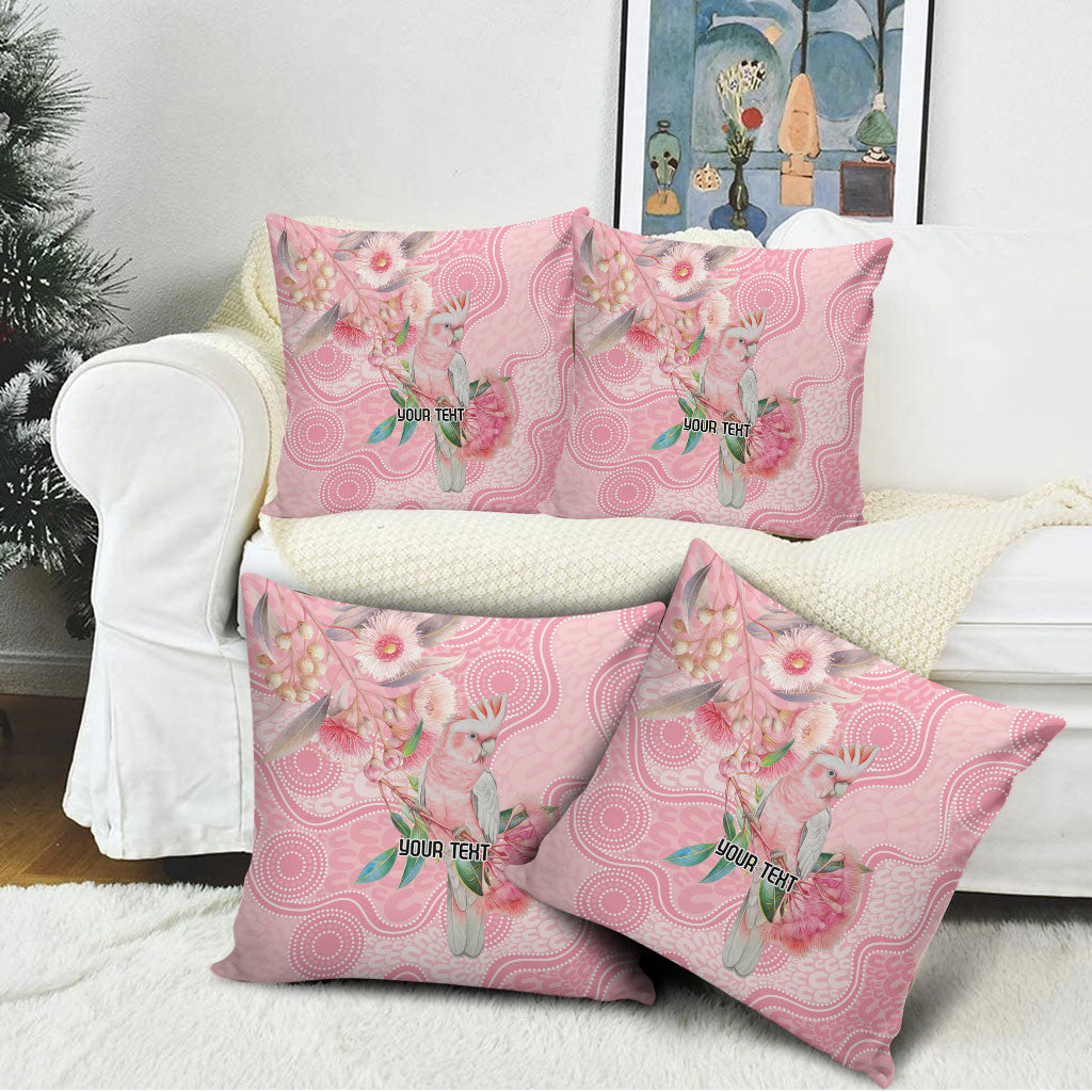 Personalized Pink Galah Fight for Hope and Healing Pillow Cover Australia’s Breast Cancer Support