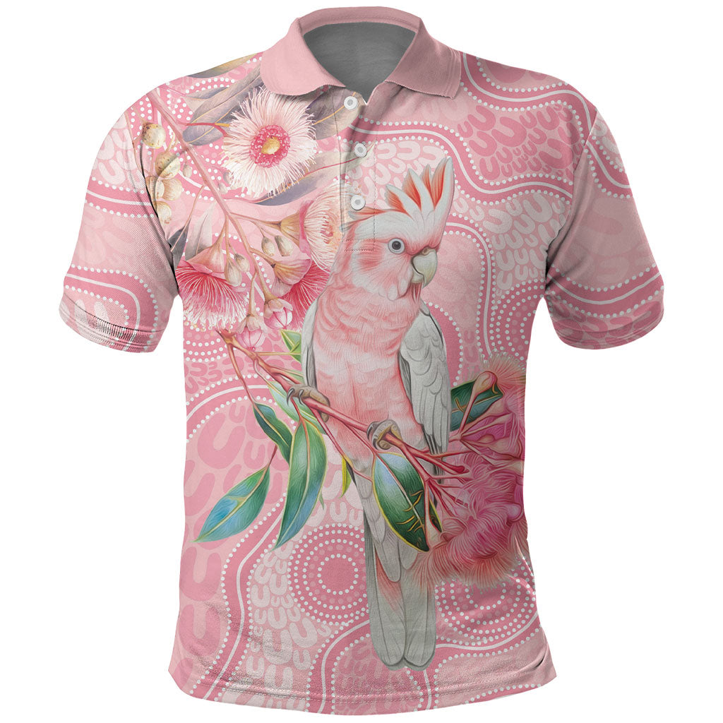 Personalized Pink Galah Fight for Hope and Healing Polo Shirt Australia’s Breast Cancer Support