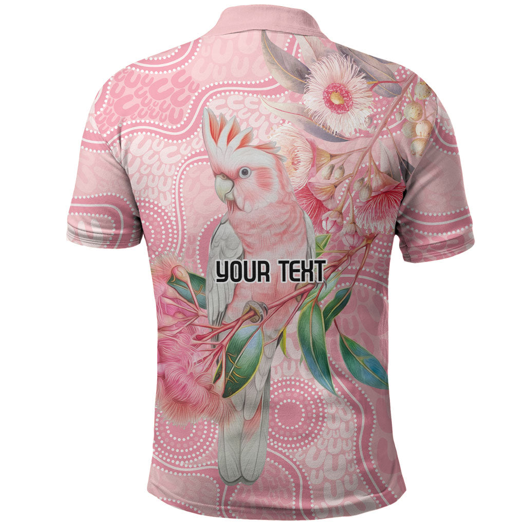 Personalized Pink Galah Fight for Hope and Healing Polo Shirt Australia’s Breast Cancer Support