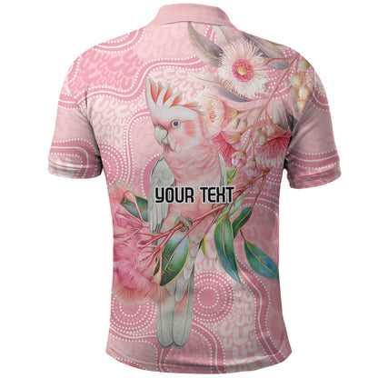Personalized Pink Galah Fight for Hope and Healing Polo Shirt Australia’s Breast Cancer Support