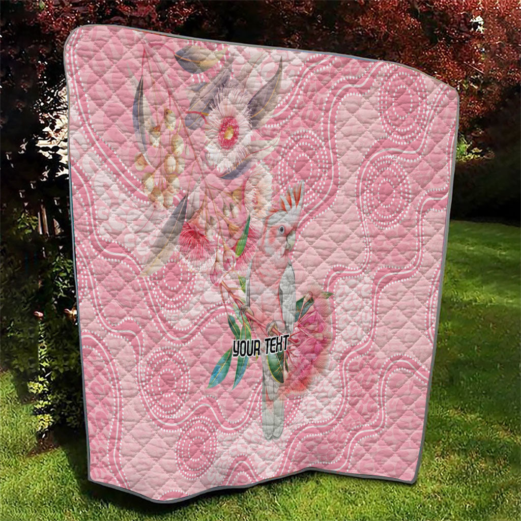 Personalized Pink Galah Fight for Hope and Healing Quilt Australia’s Breast Cancer Support